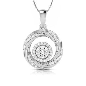 Platinum with Diamond Pendant Set for Women JL PT P 2452