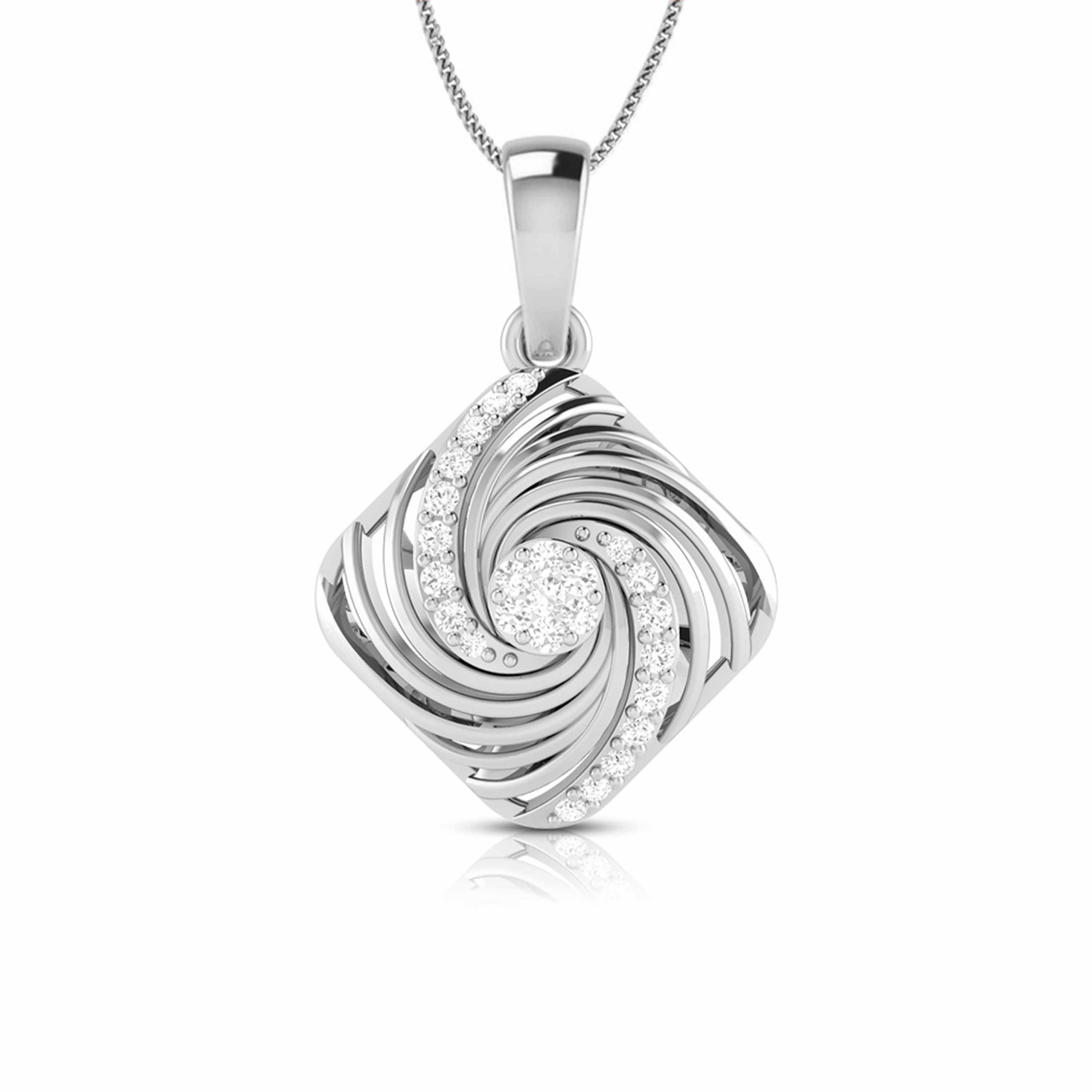 Platinum with Diamond Pendant Set for Women JL PT PE 2453  Pendant-only-VVS-GH Jewelove.US