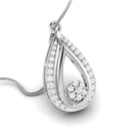 Load image into Gallery viewer, Platinum with Diamond Pendant Set for Women JL PT P 2454   Jewelove.US
