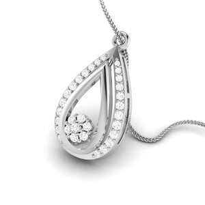 Platinum with Diamond Pendant Set for Women JL PT P 2454   Jewelove.US