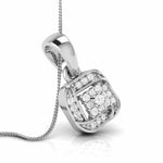 Load image into Gallery viewer, Platinum with Diamond Pendant Set for Women JL PT P 2455
