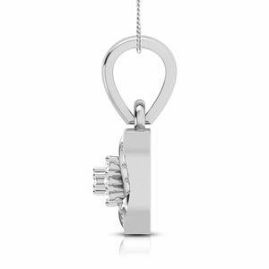 Platinum with Diamond Pendant Set for Women JL PT P 2455