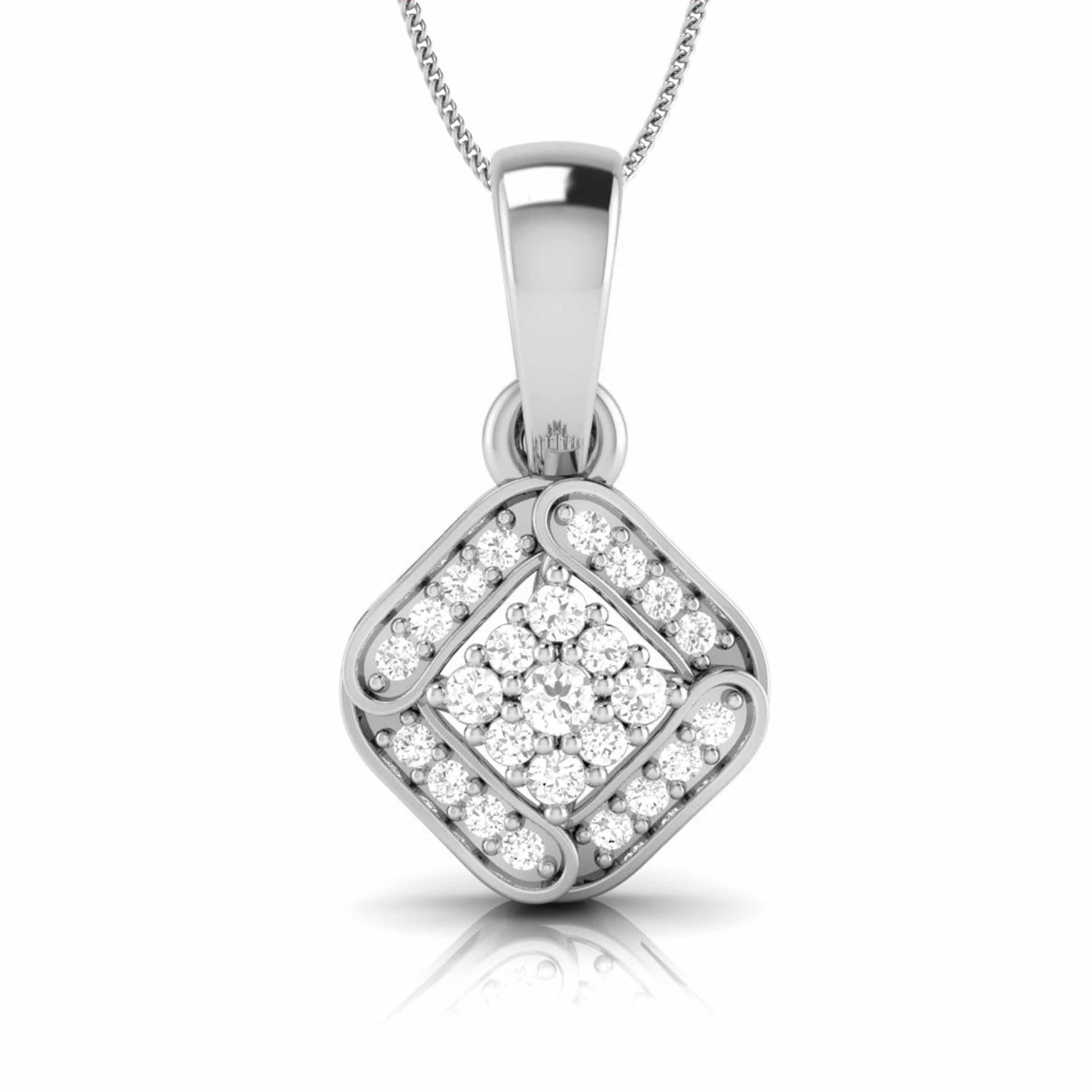 Platinum with Diamond Pendant Set for Women JL PT PE 2456  Pendant Jewelove.US