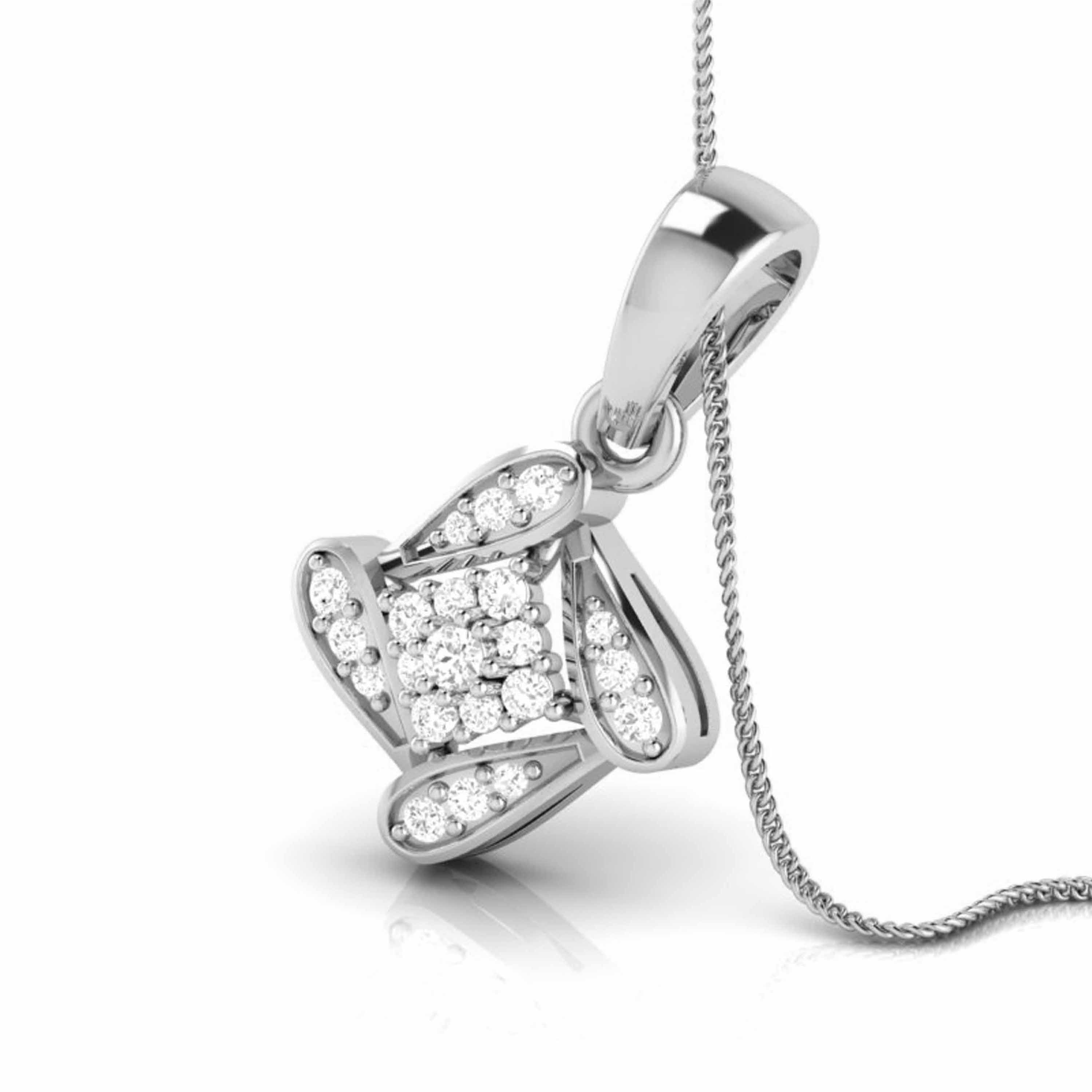 Platinum with Diamond Pendant Set for Women JL PT P 2458   Jewelove.US