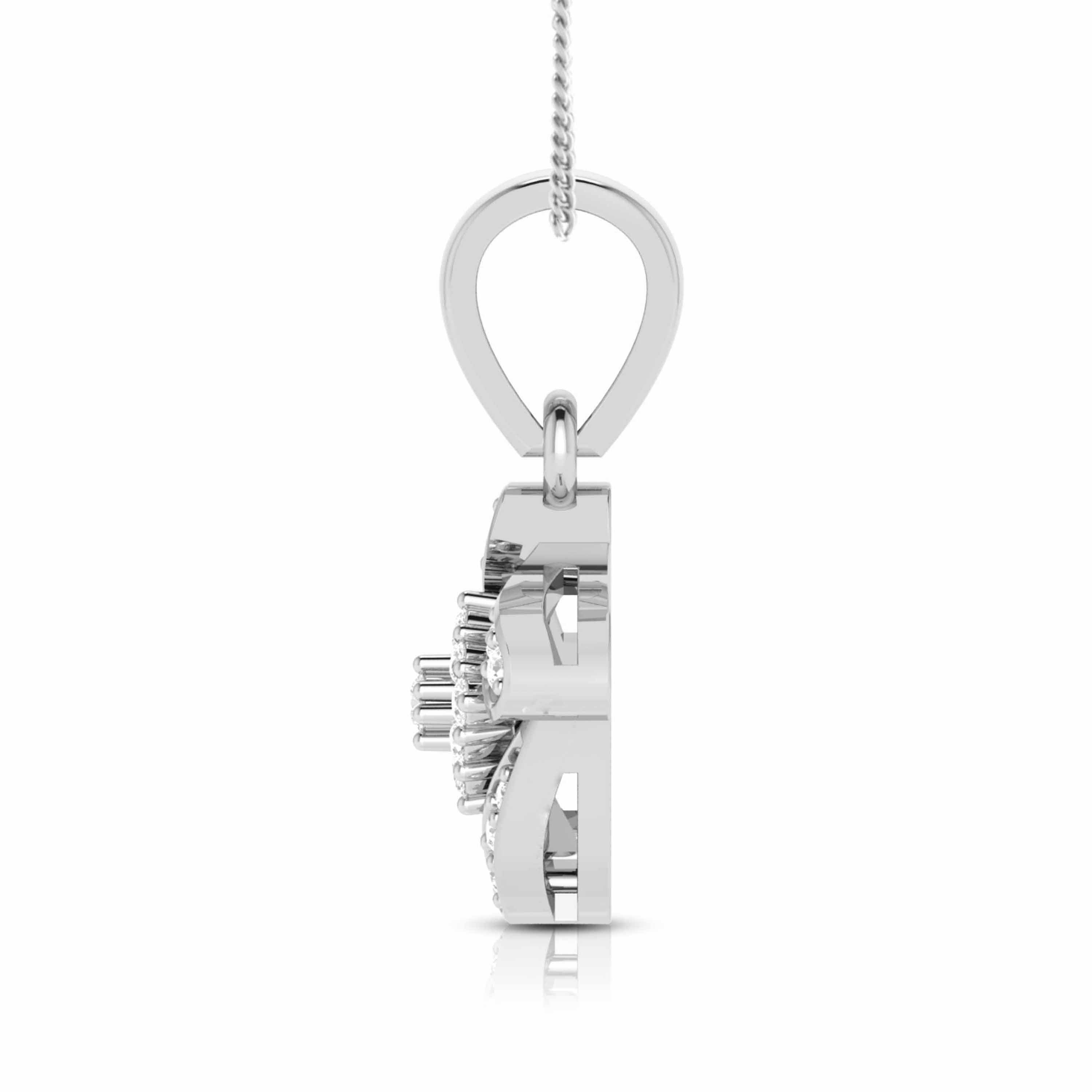 Platinum with Diamond Pendant Set for Women JL PT P 2458   Jewelove.US