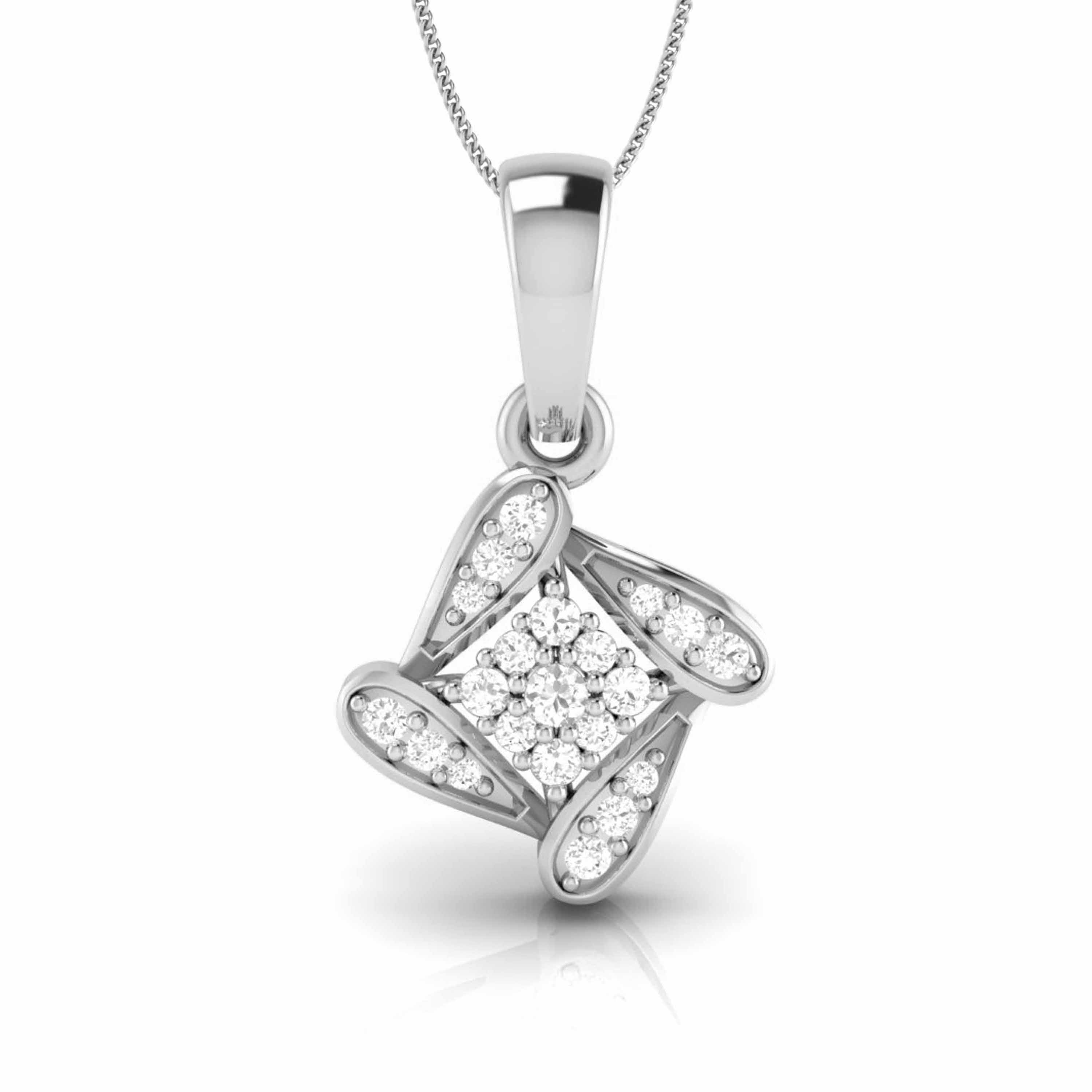 Platinum with Diamond Pendant Set for Women JL PT P 2458  Pendant Jewelove.US