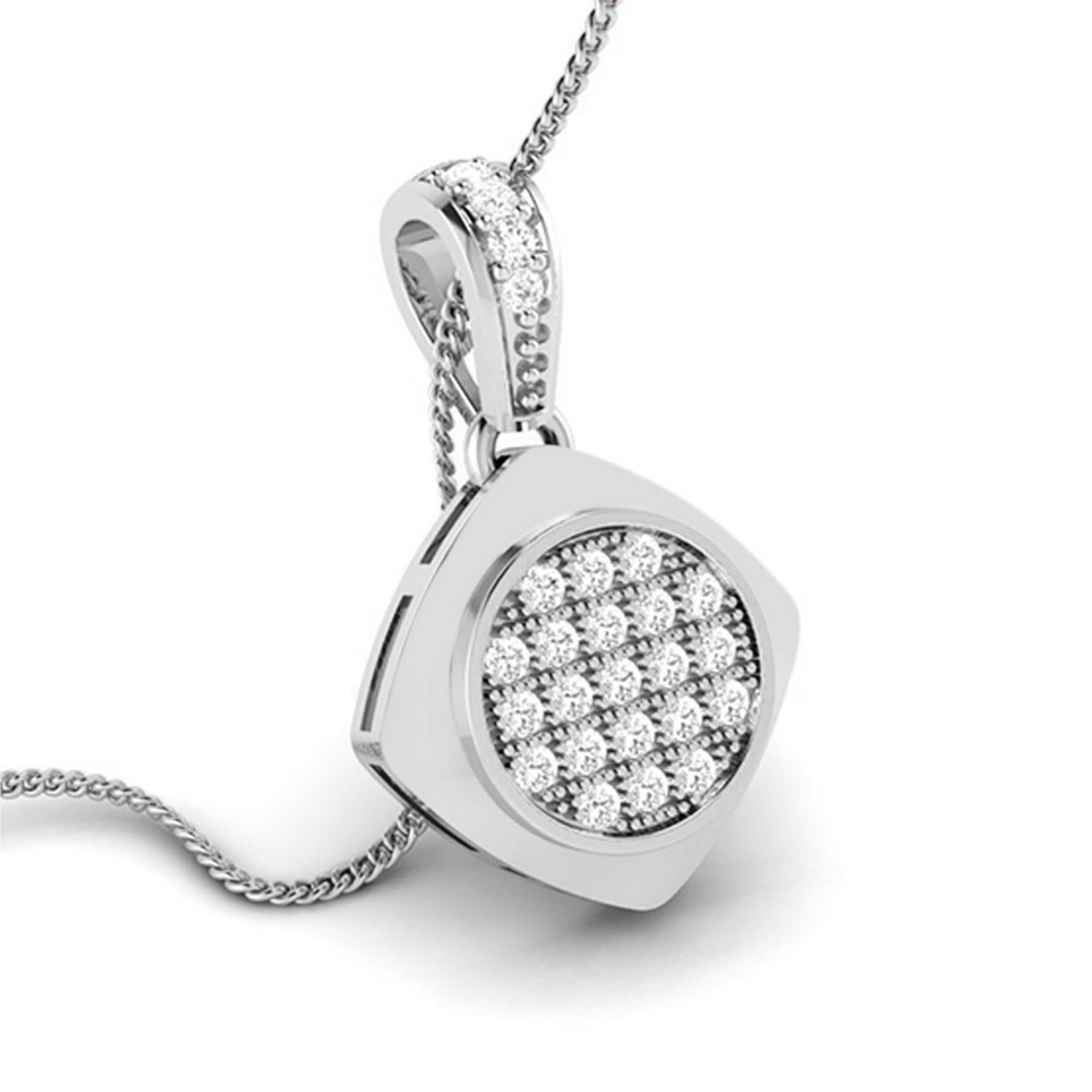 Platinum with Diamond Pendant Set for Women JL PT P 2463   Jewelove.US