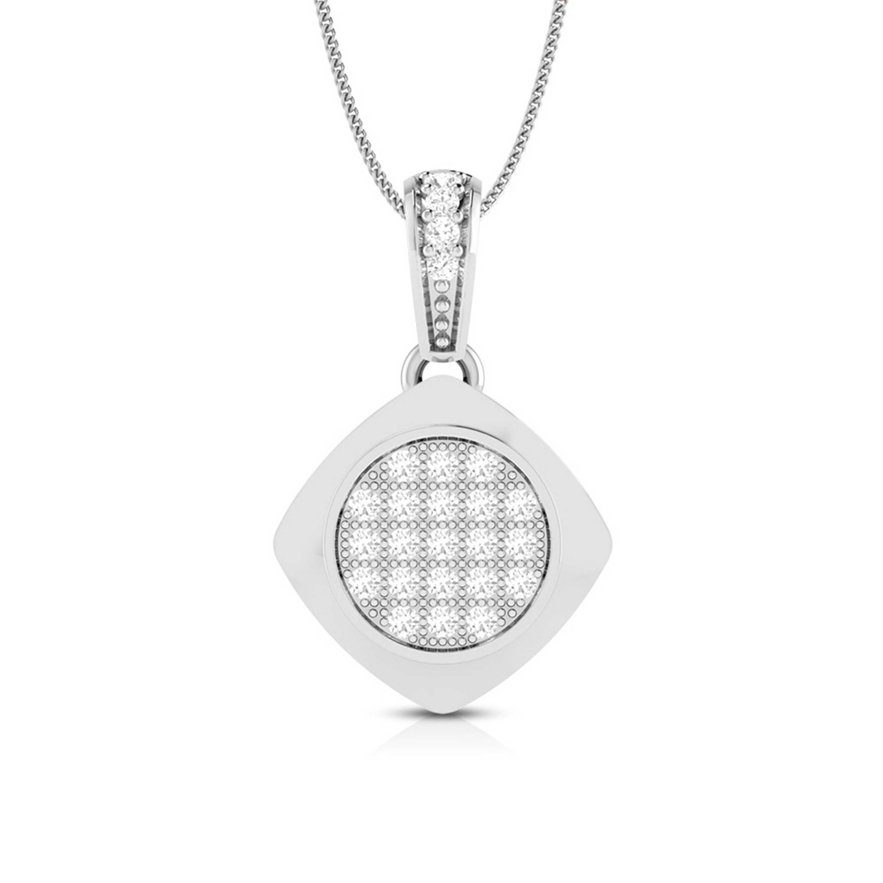 Platinum with Diamond Pendant Set for Women JL PT P 2463  Pendant Jewelove.US