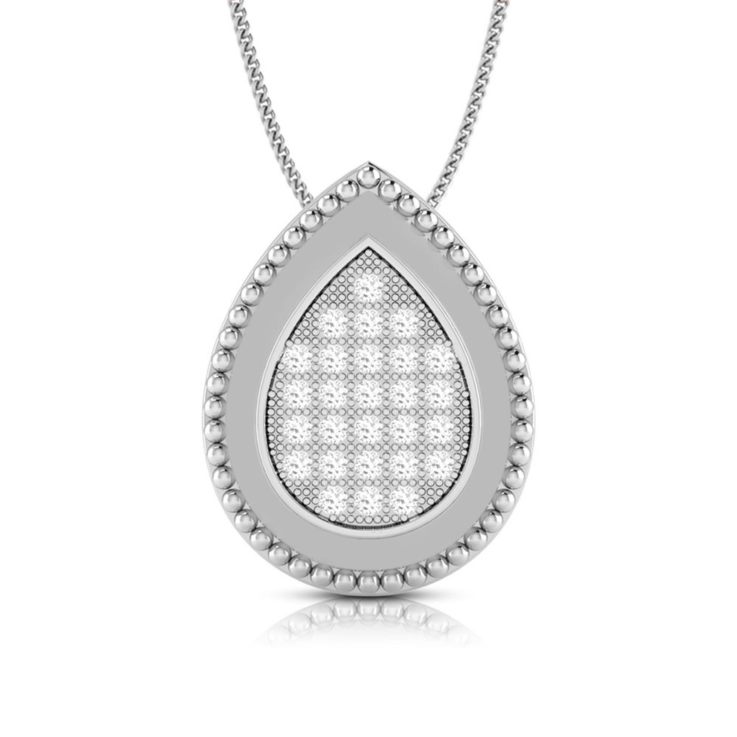 Platinum with Diamond Pendant Set for Women JL PT P 2491  Pendant Jewelove.US