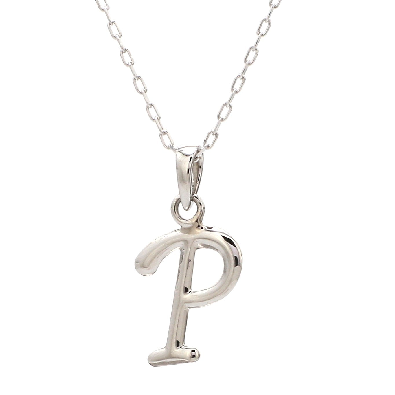 Alphabet Platinum Pendants JL PT P Alphabet-1