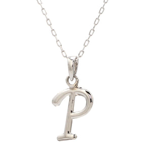 Alphabet Platinum Pendants JL PT P Alphabet-1