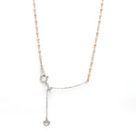 Load image into Gallery viewer, Japanese Diamond Cut Platinum &amp; Rose Gold Chain for Women JL PT CH 1069   Jewelove.US
