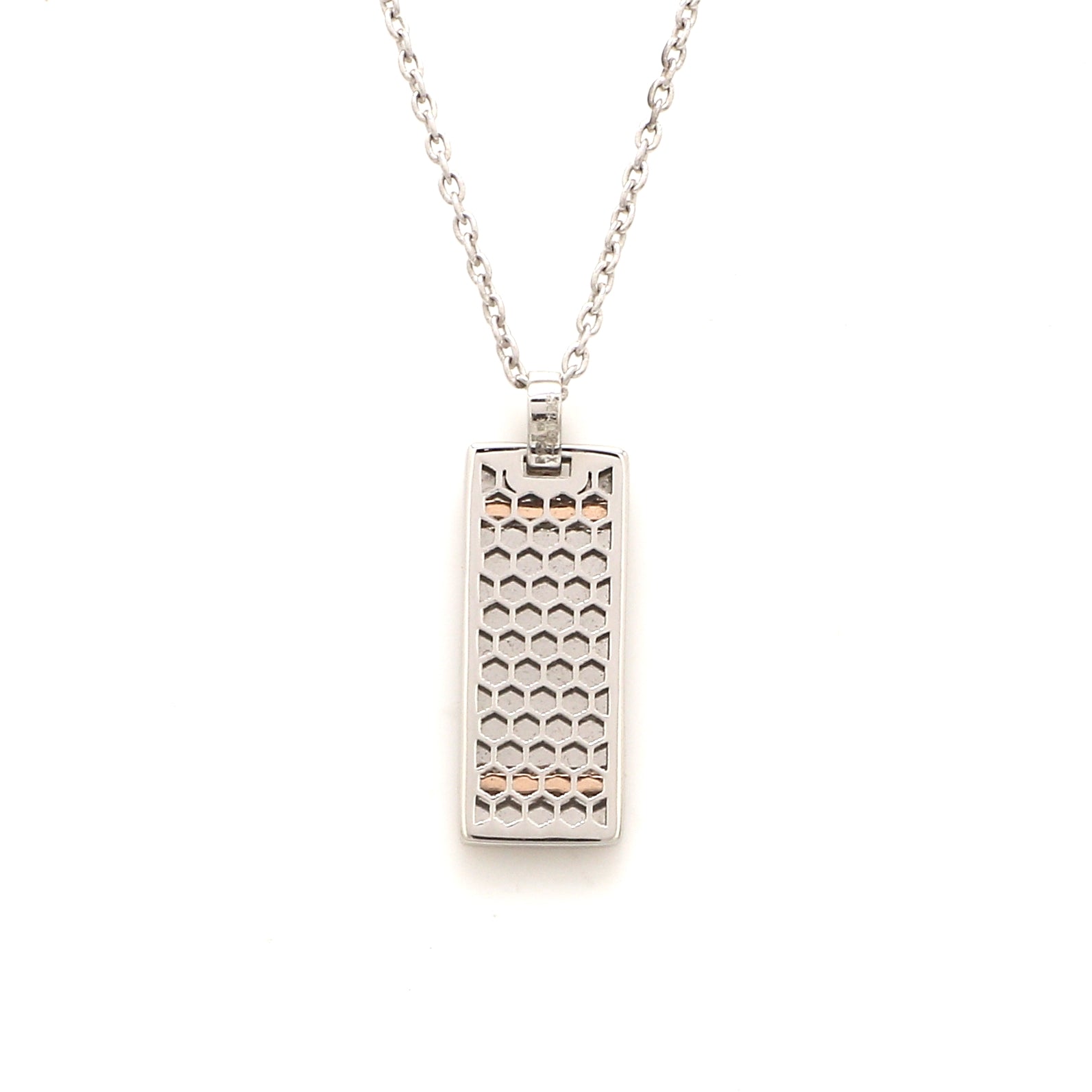 Hanuman Ji Pendant in Platinum & Rose Gold JL PT Hanuman - 1