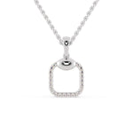 Load image into Gallery viewer, Platinum Diamond Square Pendant for Women JL PT P 1201   Jewelove.US
