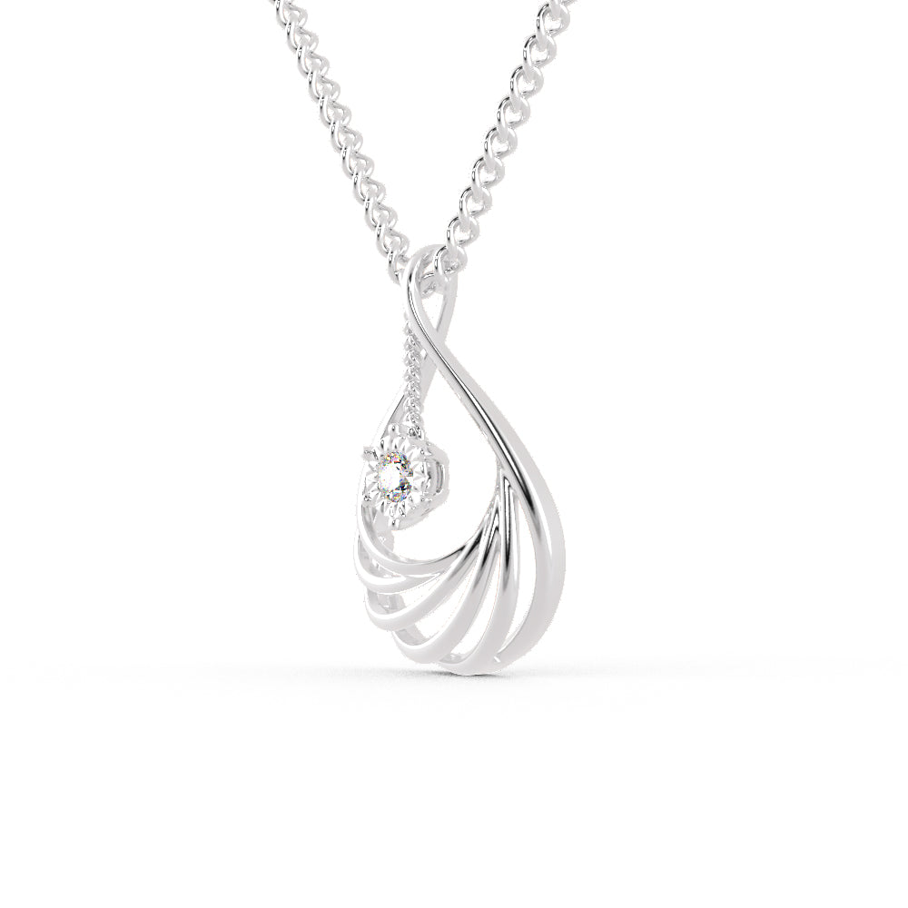 Platinum Diamond Pendant for Women JL PT P 1202   Jewelove.US