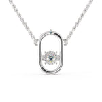 Load image into Gallery viewer, Platinum Diamond Oval Shape Pendant for Women JL PT P 1203  VVS-GH Jewelove.US
