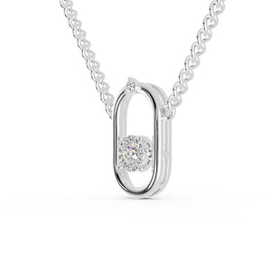 Platinum Diamond Oval Shape Pendant for Women JL PT P 1203   Jewelove.US