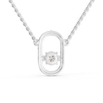 Load image into Gallery viewer, Platinum Diamond Oval Shape Pendant for Women JL PT P 1203   Jewelove.US
