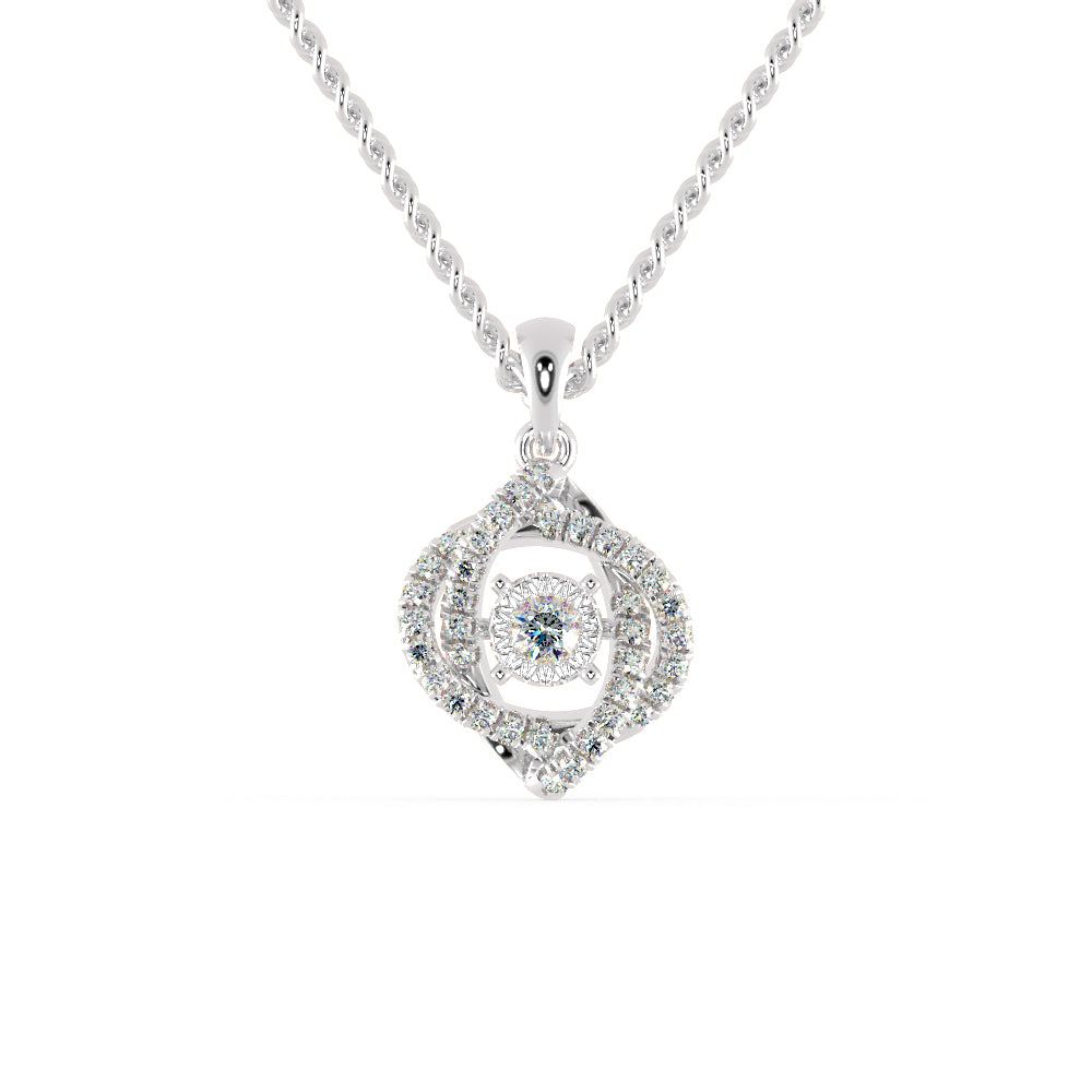 Platinum Diamond Pendant for Women JL PT P 1207   Jewelove.US