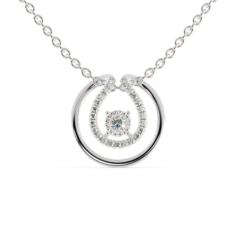 Platinum Diamond Pendant for Women JL PT P 1208  VVS-GH Jewelove.US