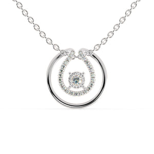 Platinum Diamond Pendant for Women JL PT P 1208  VVS-GH Jewelove.US