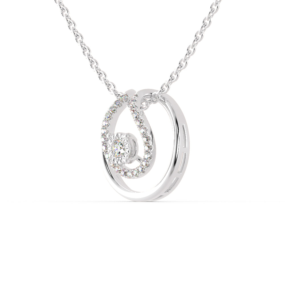 Platinum Diamond Pendant for Women JL PT P 1208   Jewelove.US