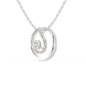 Platinum Diamond Pendant for Women JL PT P 1208   Jewelove.US