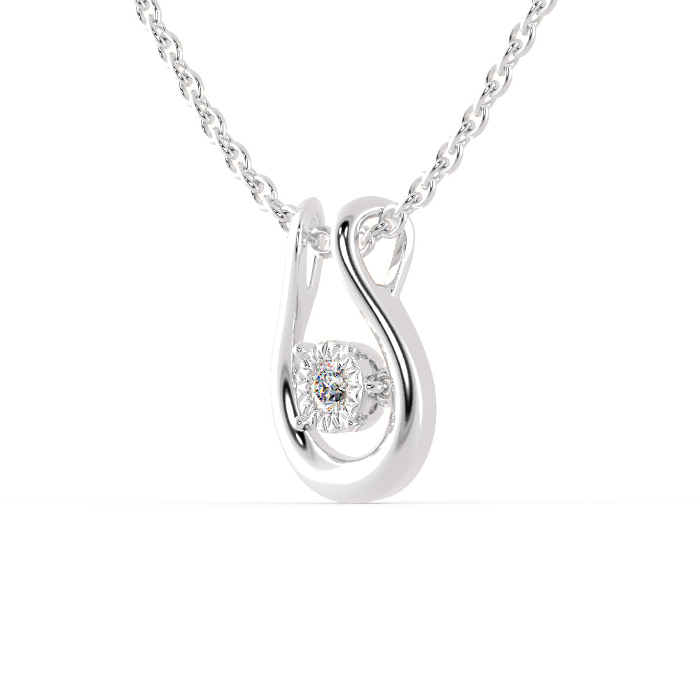 Platinum Diamond Pendant for Women JL PT P 1210   Jewelove.US