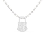 Load image into Gallery viewer, Platinum Diamond Heart Lock Pendant for Women JL PT P 1211   Jewelove.US
