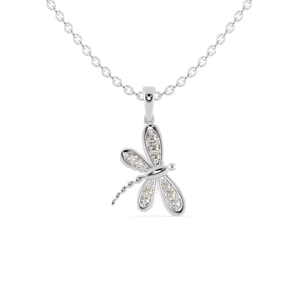Platinum Diamond Butterfly Pendant for Women JL PT P 1213   Jewelove.US