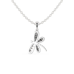 Platinum Diamond Butterfly Pendant for Women JL PT P 1213   Jewelove.US