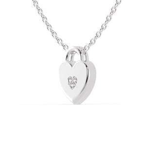 Platinum Diamond Heart Pendant for Women JL PT P 1214   Jewelove.US