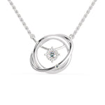 Load image into Gallery viewer, Platinum Diamond Double Circle Pendant for Women JL PT P 1218   Jewelove.US
