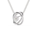 Load image into Gallery viewer, Platinum Diamond Double Circle Pendant for Women JL PT P 1218   Jewelove.US
