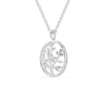 Load image into Gallery viewer, Platinum Diamonds in Circle Pendant for Women JL PT P 1222   Jewelove.US
