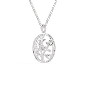 Platinum Diamonds in Circle Pendant for Women JL PT P 1222   Jewelove.US