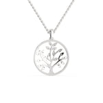 Load image into Gallery viewer, Platinum Diamonds in Circle Pendant for Women JL PT P 1222   Jewelove.US

