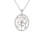 Load image into Gallery viewer, Platinum Diamonds Around the Circle Pendant for Women JL PT P 1223  VVS-GH Jewelove.US
