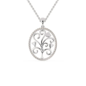 Platinum Diamonds Around the Circle Pendant for Women JL PT P 1223  VVS-GH Jewelove.US