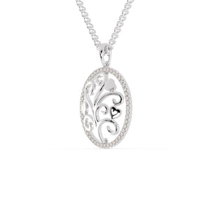 Platinum Diamonds Around the Circle Pendant for Women JL PT P 1223   Jewelove.US