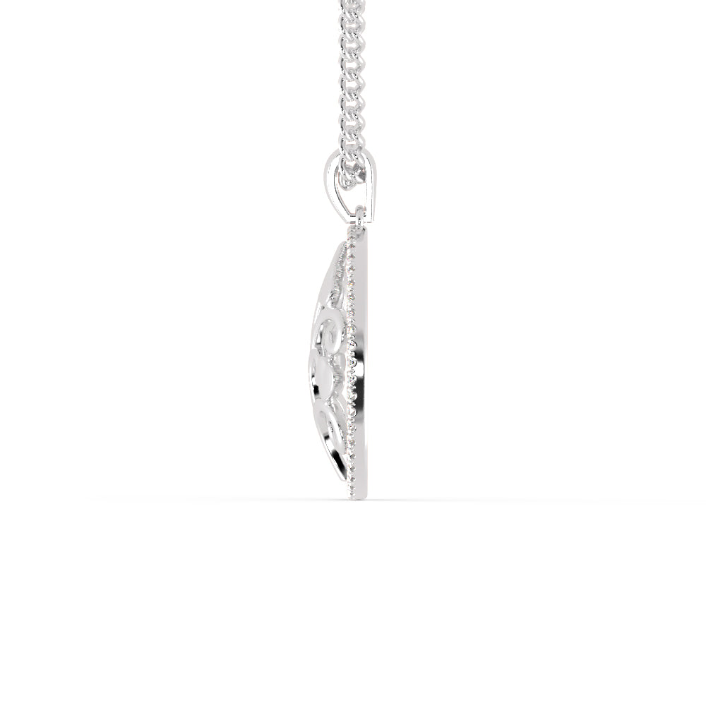 Platinum Diamonds Around the Circle Pendant for Women JL PT P 1223   Jewelove.US