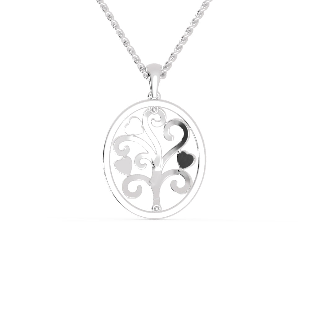 Platinum Diamonds Around the Circle Pendant for Women JL PT P 1223   Jewelove.US