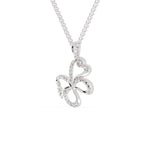 Load image into Gallery viewer, Platinum Butterfly Pendant with Diamonds for Women JL PT P 1232   Jewelove.US
