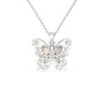 Load image into Gallery viewer, Platinum Butterfly Pendant with Diamonds for Women JL PT P 1234  VVS-GH Jewelove.US
