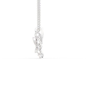 Platinum Butterfly Pendant with Diamonds for Women JL PT P 1234   Jewelove.US