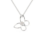 Load image into Gallery viewer, Platinum Butterfly Pendant with Diamonds for Women JL PT P 1239   Jewelove.US
