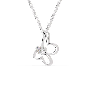 Platinum Butterfly Pendant with Diamonds for Women JL PT P 1239   Jewelove.US