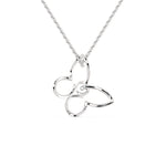 Load image into Gallery viewer, Platinum Butterfly Pendant with Diamonds for Women JL PT P 1239   Jewelove.US
