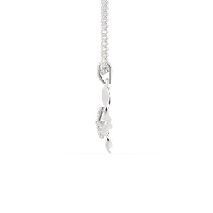 Platinum Butterfly Pendant with Diamonds for Women JL PT P 1240   Jewelove.US