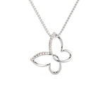 Load image into Gallery viewer, Platinum Butterfly Pendant with Diamonds for Women JL PT P 1241  VVS-GH Jewelove.US
